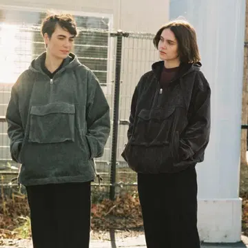 EVCON CORDUROY ANORAK Olive 2