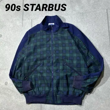 90s 빈티지 US 기획 STARBUS 나일론 집업 블루종
