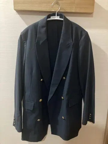 PLST 자켓 골드 버튼 네이비 S 사이즈