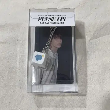 TREASURE PULS ON 키캡 키링 트레이딩 카드 포함 정우