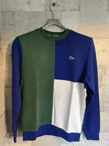 [새상품급] LACOSTE SPORT 스웨터 그린, 블루, 화이트