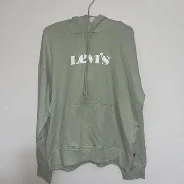 Levi's 그린 후드 부착 후드티 M 사이즈