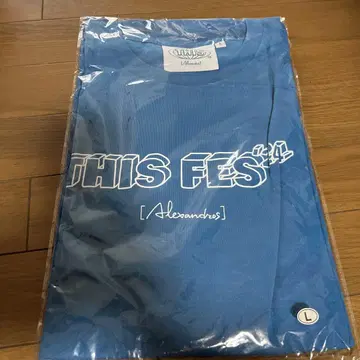 Alexandros THIS FES 티셔츠 L 사이즈 블루