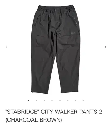 STABRIDGE CITY WALKER PANTS 2 CHARCOAL