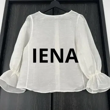 IENA 이에나 개더 커프스 린넨 블라우스