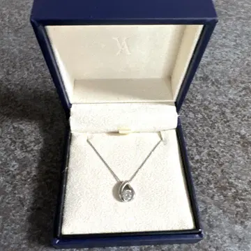 새상품급 플라티나 900 다이아 0.503ct 목걸이