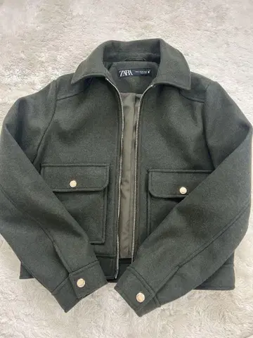 ZARA 올리브 그린 자켓 XS