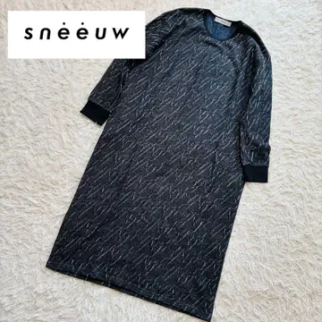 sneeuw 스우 긴팔 롱 원피스