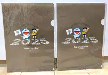만박 일본관 한정판 도라에몽 A4 클리어 파일 2장 세트