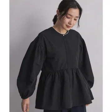그린 레이블 릴랙싱 앳 이즈 페플럼 블라우스