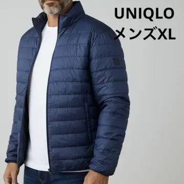 UNIQLO 울트라 라이트 다운 네이비 다운 자켓 남성용 XL