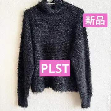 택 포함 새상품 PLST 하이넥 스웨터 M 사이즈