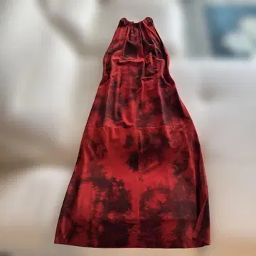 mila schon 빨간색 슬리브리스 원피스 사이즈 40 양가죽