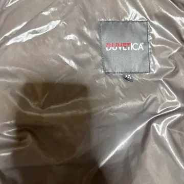 DUVETICA 그레이 후드 부착 다운 자켓