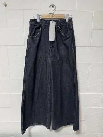 신야코즈카 블랙 데님 팬츠 x Wrangler 콜라보