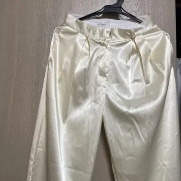 the Virgins 아이보리 새틴 팬츠