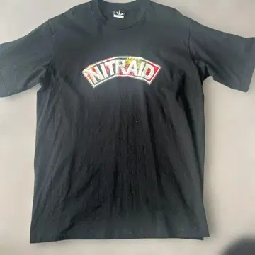 nitraid 블랙 T셔츠 L