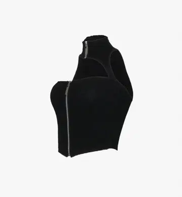 theredthread S asymmetric zip up tank