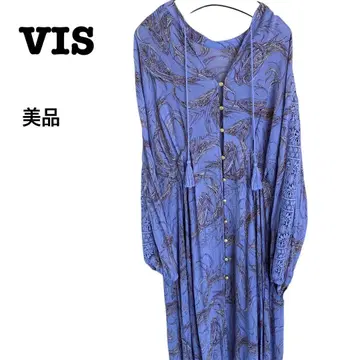 [ 새상품급 ] Vis 원피스 가디건 페이즐리 레이스 FREE