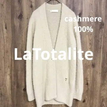 캐시미어 100% LaTotalite 라토탈리에 베이지 롱 가디건