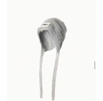 theredthread S fuzzy knit beanie gray