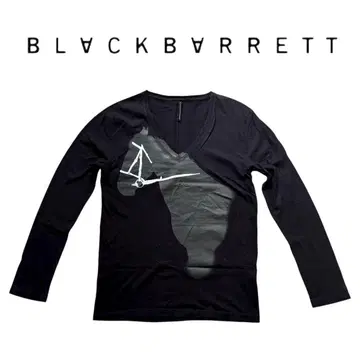 BLACK BARRET 바이 닐 바렛 티셔츠 사이즈 2/M
