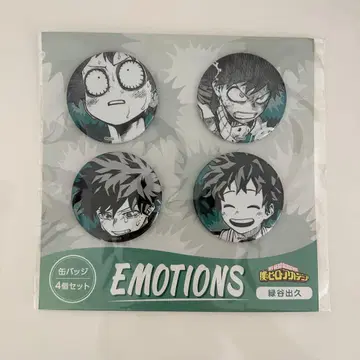 히로아카 미도리야 이즈쿠 캔뱃지 4개 세트 점프 봄 컬렉션 2024