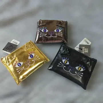 안나수이 고양이 자수 에코백 3종 세트