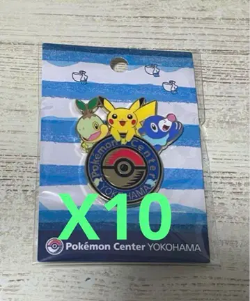 포켓몬 센터 요코하마 로고 핀즈 한정판 포켓몬 센터 10개