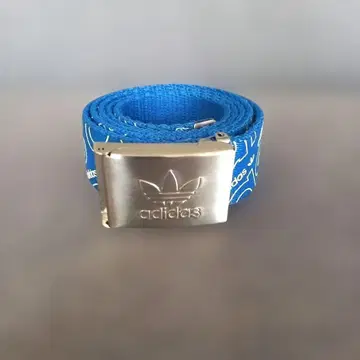 아디다스 [ adidas ] 파랑 나일론 벨트