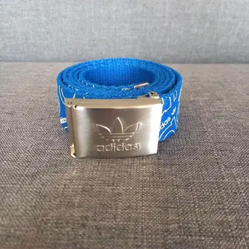 아디다스 [ adidas ] 파랑 나일론 벨트