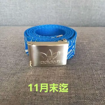 아디다스 [ adidas ] 파랑 나일론 벨트