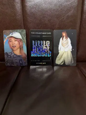 YUKI 콜렉터블 카드 시크릿 포함 3장 세트
