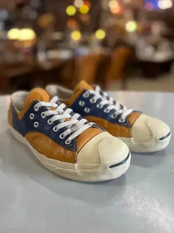 레어 컨버스 90's 잭퍼셀 가죽 27cm