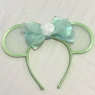 미키 귀 민트 그린 머리띠