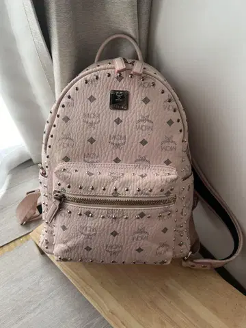 MCM 백팩 파우더 핑크