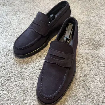 REGAL SUEDE GORETEX 코인 로퍼 스웨이드 네이비