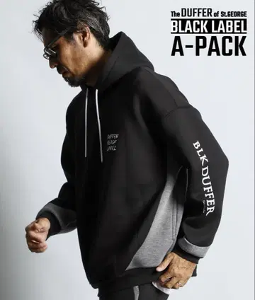 ( BLACK LABEL ) 사슴털 종이상자 벌룬 후드티