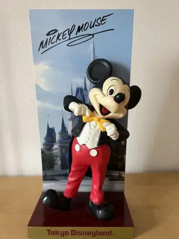 도쿄 디즈니랜드 미키마우스 연미복 피규어 입상