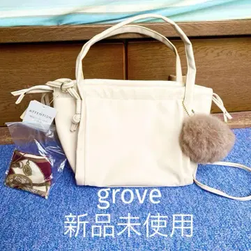 grove 숄더백 토트백 2WAY 화이트
