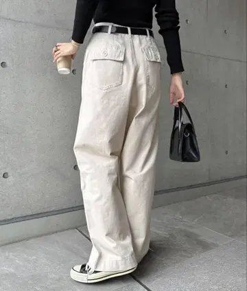andme 와이드 베이커 팬츠