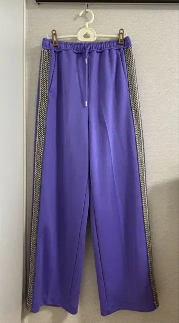 MAISON SPECIAL 23AW 니트 테이프 사이드 라인 저리 팬츠