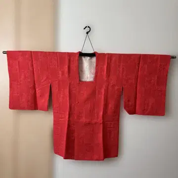 빨간색 무지 겉옷
