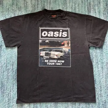 복각판 Oasis BE HERE NOW TOUR 1997 티셔츠