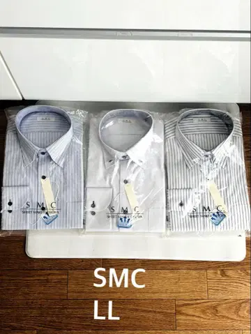 SMC 형태 안정 와이셔츠 LL 3매 세트