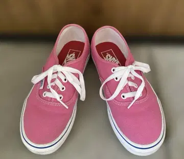 VANS 핑크 스니커즈 23.5 반스 컬러풀 스니커즈