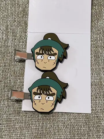 닌타마 란타로 앞머리 클립 나카자이케 쵸지 x 2개