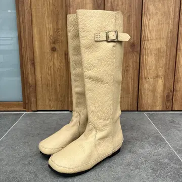 카멜 롱 부츠 L 사이즈 EEE 폭넓은 cloverleaf