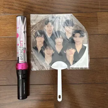 IMPACTors 응원봉 투명 미니 부채