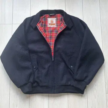 바라쿠타 G9 44 울 스윙탑 해링턴 자켓 네이비